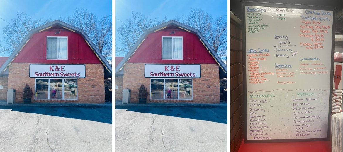 K&E Southern Sweets LLC Menu