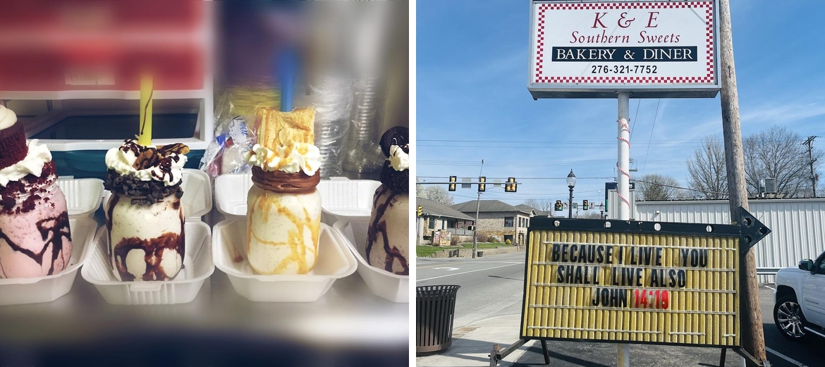K&E Southern Sweets LLC Menu